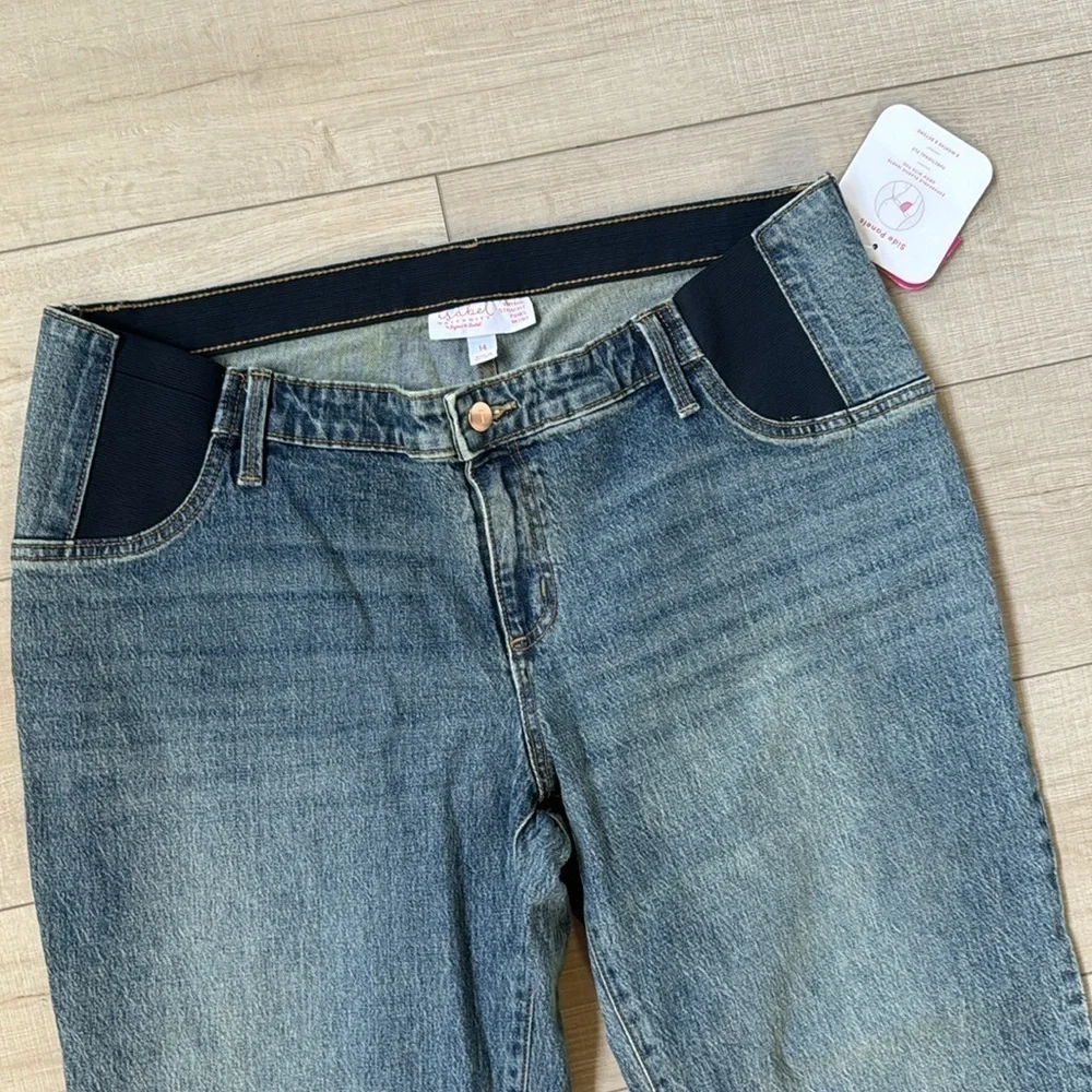 NWT Isabel Maternity vintage straight jeans